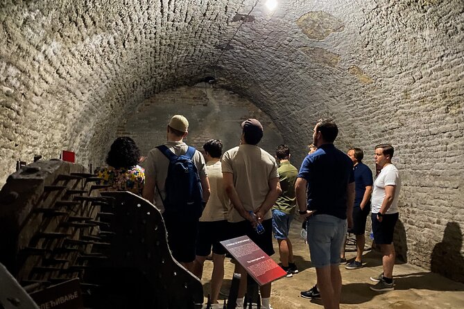 Belgrade Underground Tour w/ Sparkling Wine Along the River - The river ending and what your drink includes