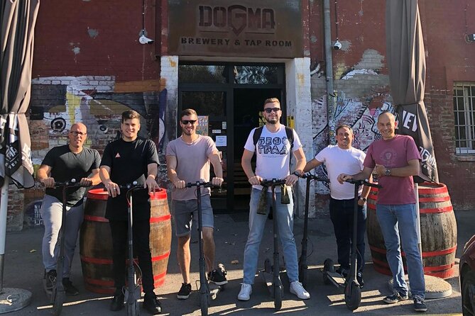E-Scooter CRAFT BEER and BREWERY Tour - Gvint Brewery and Taproom for a local microbrew