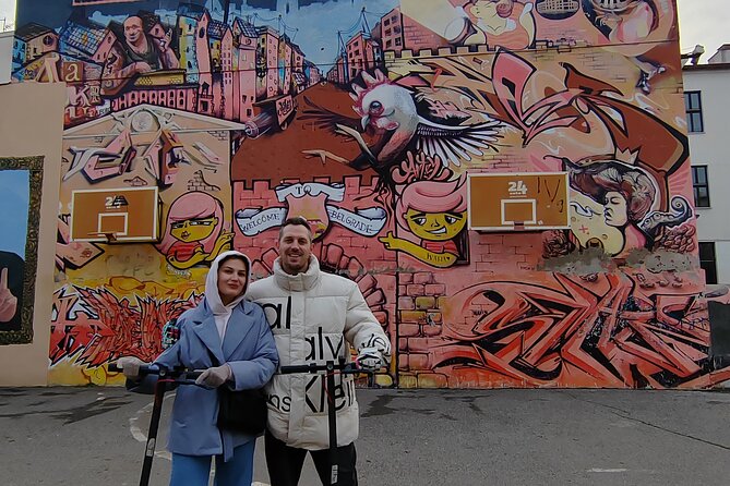E-Scooter Street Art Tour - Why Belgrade street art works well by e-scooter