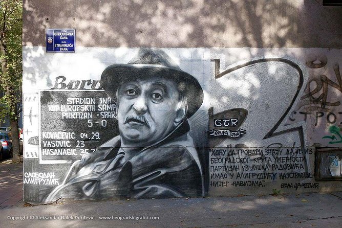 Football tour: Red Star and Partizan Ultras History - Dorcol, where Partizan support fills the walls