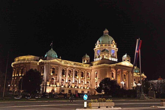 NATO Bombing of Belgrade Historical Tour - The old railway station and a changing Belgrade