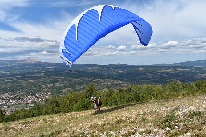 Paragliding Tandem Flight Experience in Sokobanja - Rtanj Mountain from the air