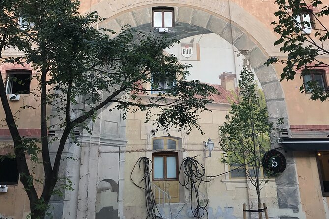 Private Belgrade Street Art and Adventures Walking Tour - Belgrade Design District inside an old shopping mall