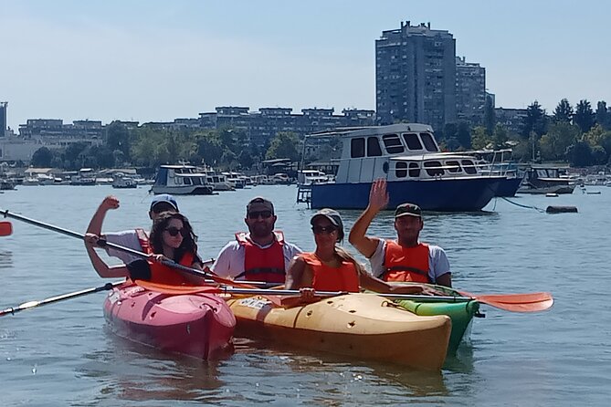 Self-guided kayak tour in Belgrade - The Sava and Danube confluence